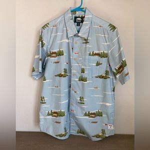 Roots Button Down Dress Shirt